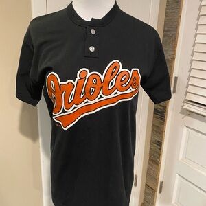 Black Orioles Henley Shirt